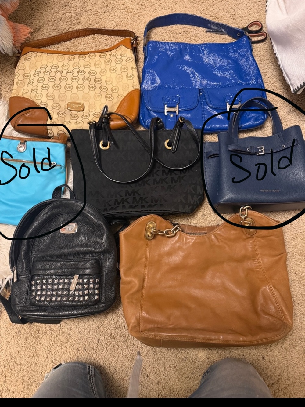 Michael Kors lot of 5 bags
